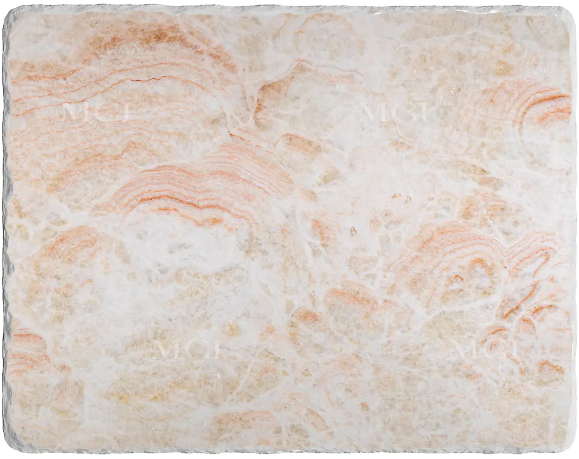 Pink Crystal Onyx Abstract